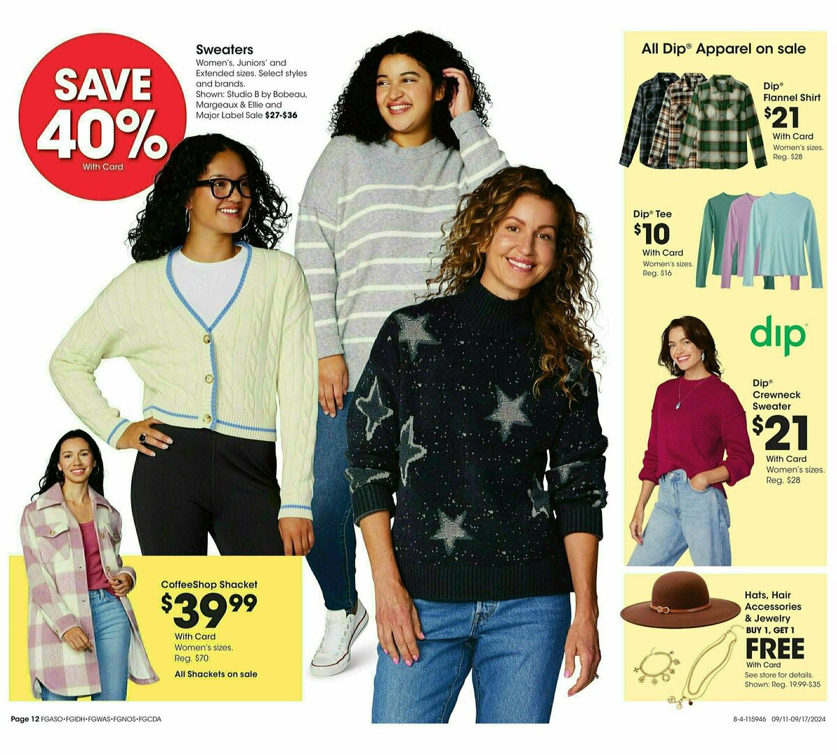 Fred Meyer Home & Apparel Weekly Ad from September 11