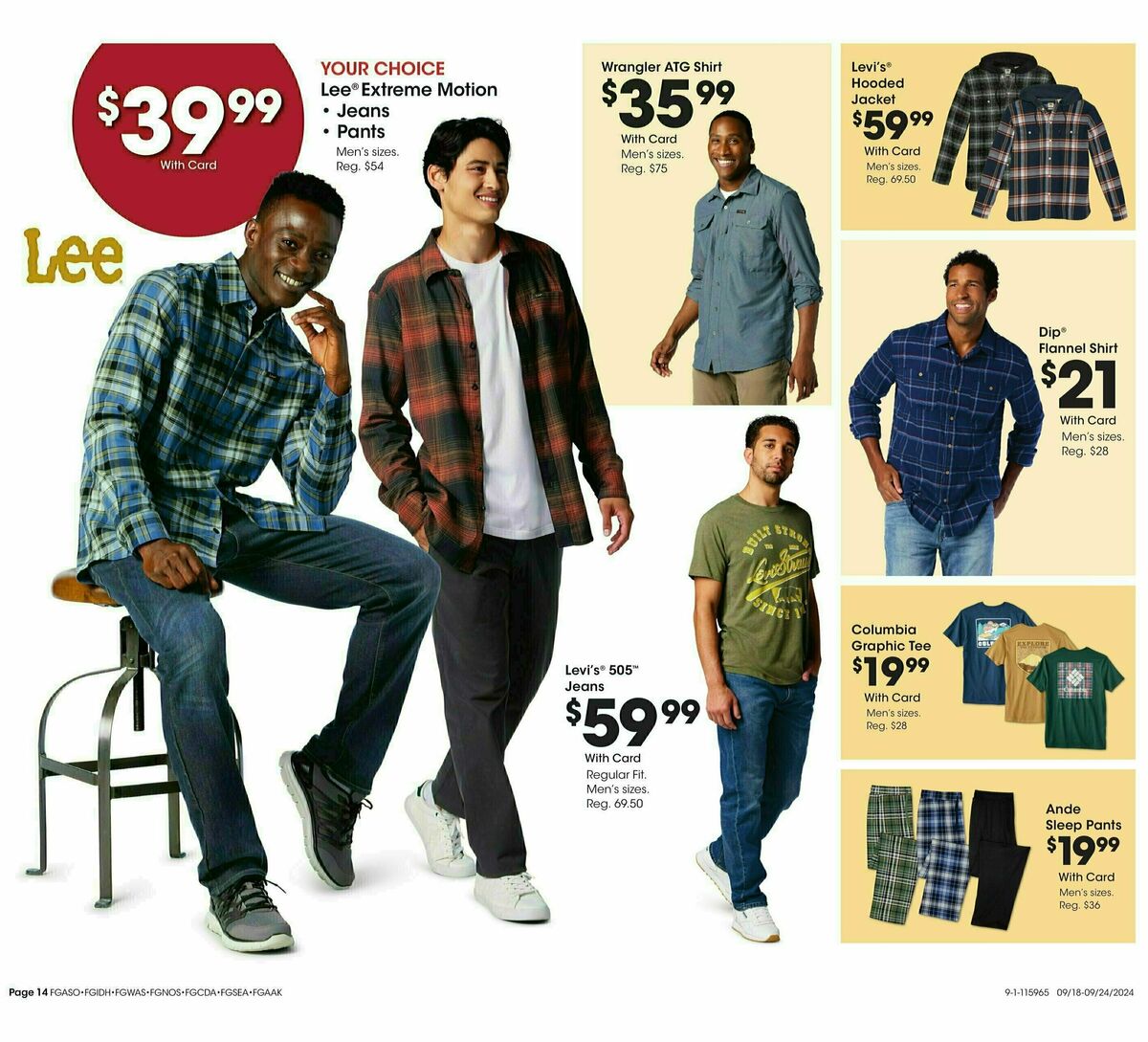 Fred Meyer Home & Apparel Weekly Ad from September 18