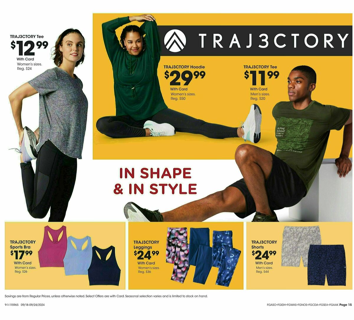 Fred Meyer Home & Apparel Weekly Ad from September 18