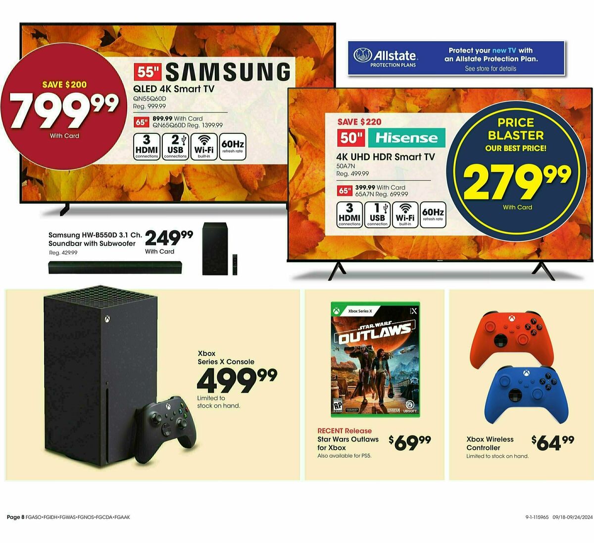 Fred Meyer Home & Apparel Weekly Ad from September 18