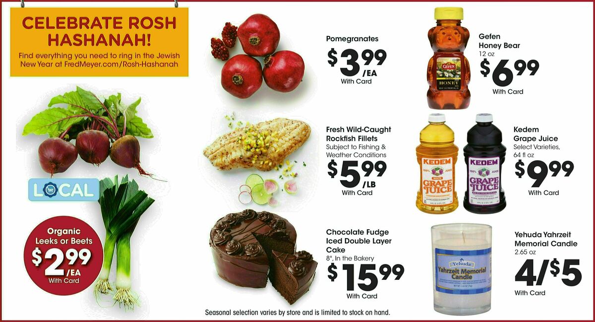 Fred Meyer Weekly Ad from September 25