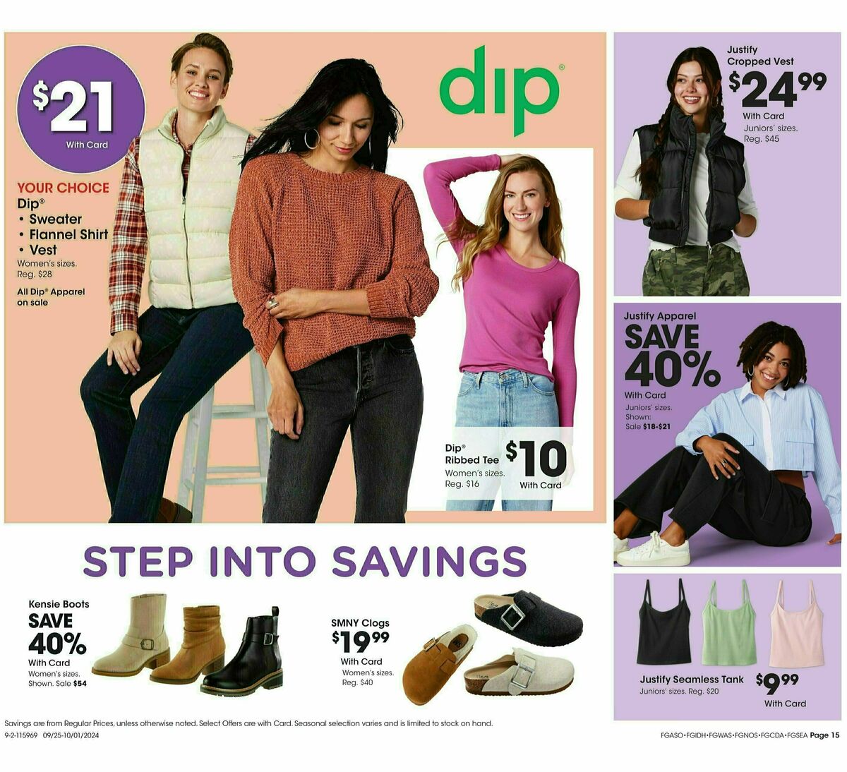 Fred Meyer Home & Apparel Weekly Ad from September 25