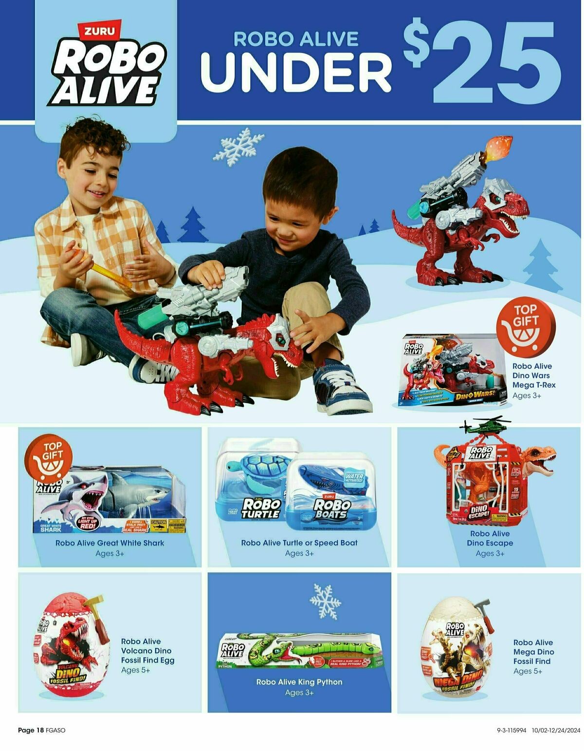 Fred Meyer Toy Wish Book Weekly Ad from October 2