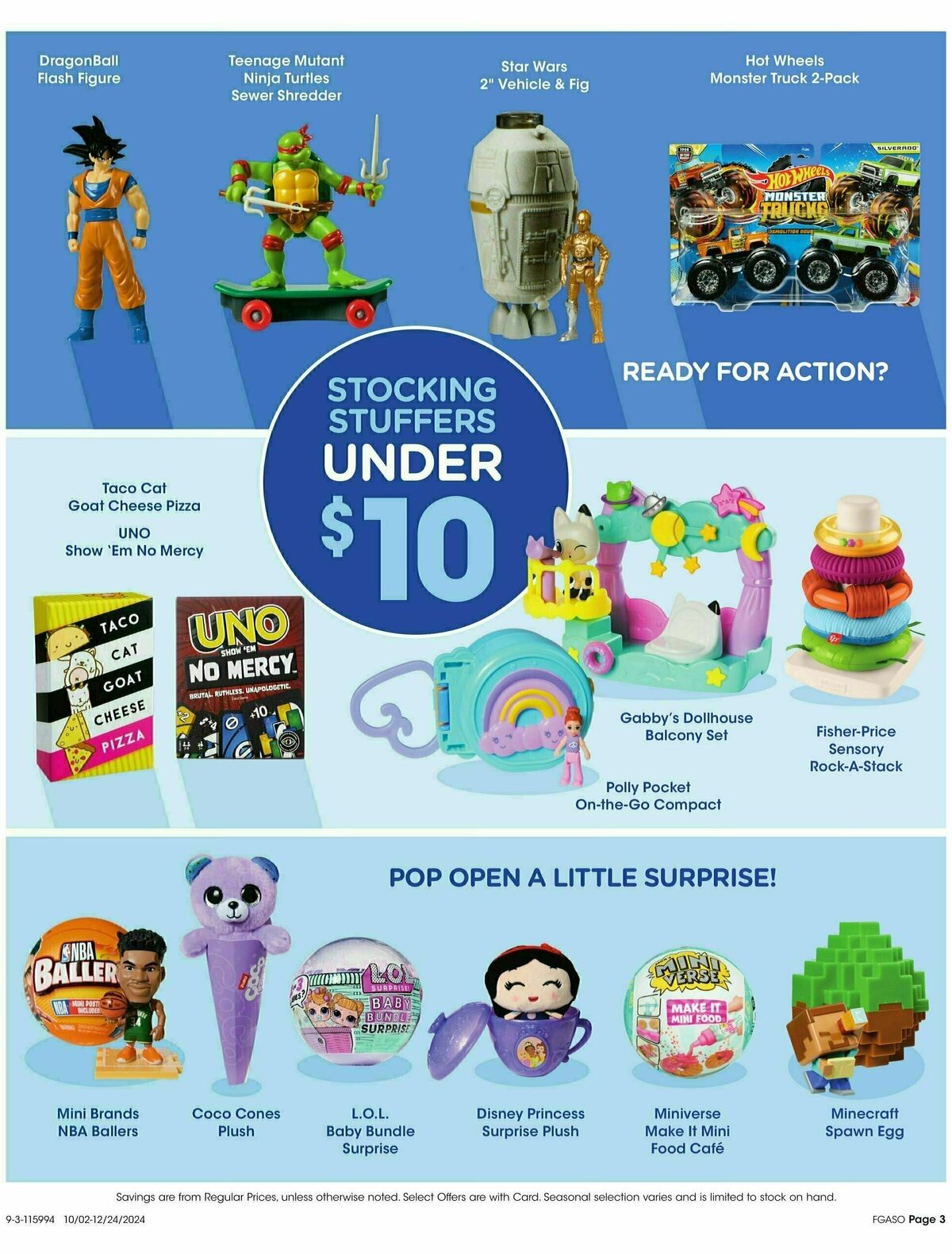 Fred Meyer Toy Wish Book Weekly Ad from October 2