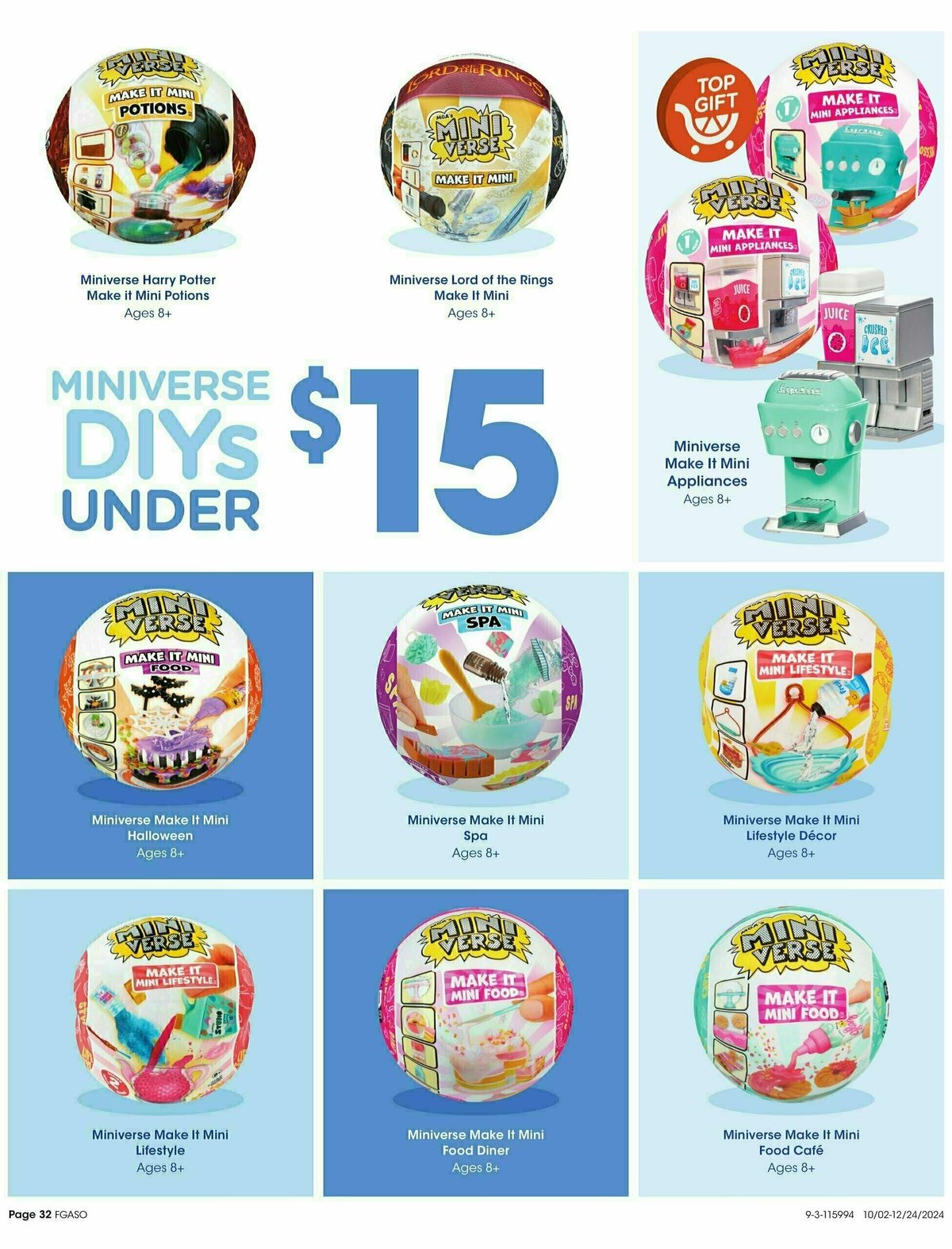 Fred Meyer Toy Wish Book Weekly Ad from October 2