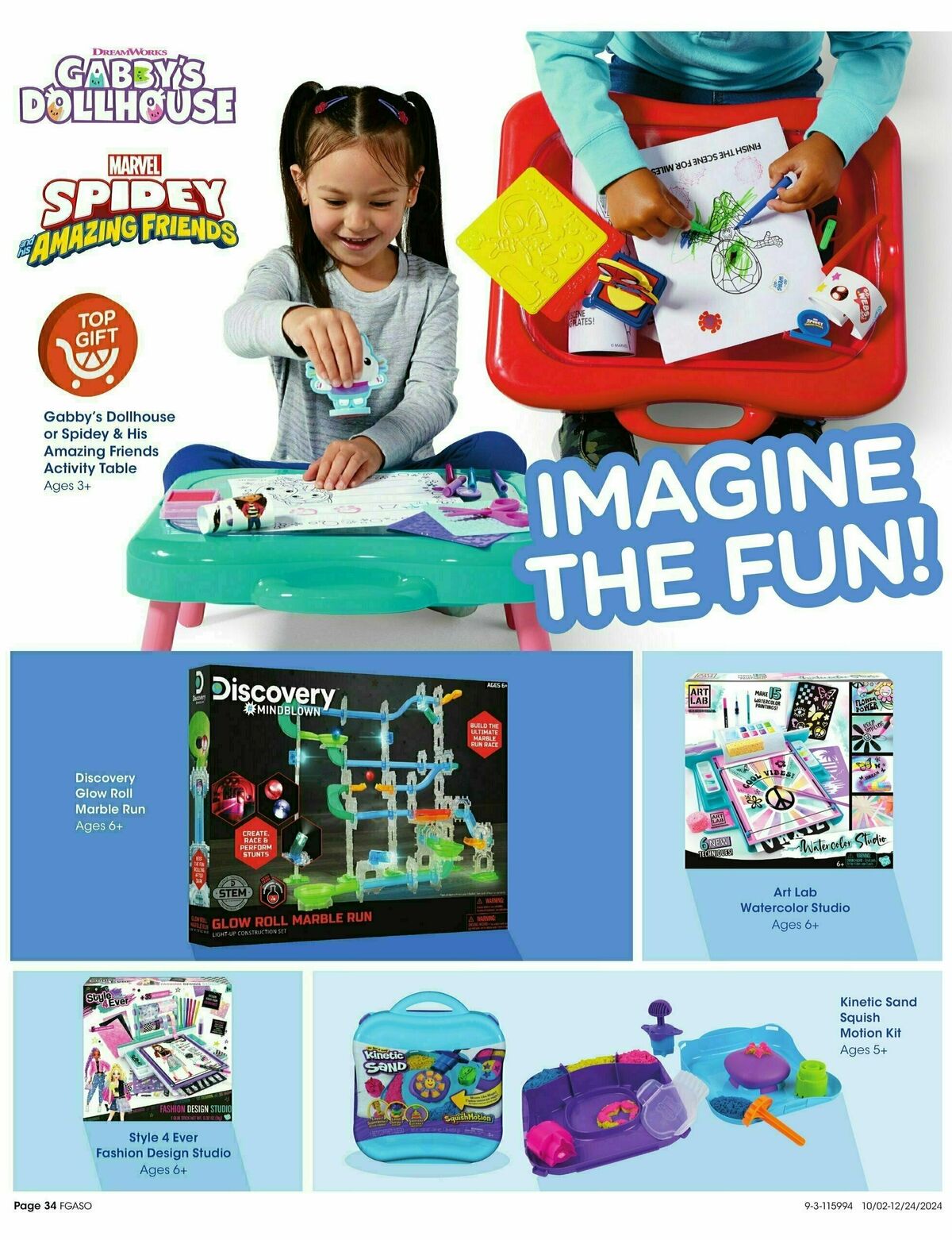 Fred Meyer Toy Wish Book Weekly Ad from October 2