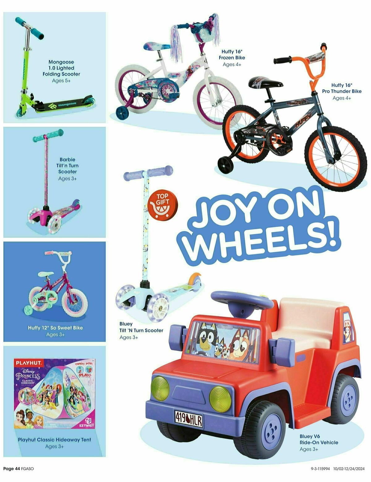 Fred Meyer Toy Wish Book Weekly Ad from October 2