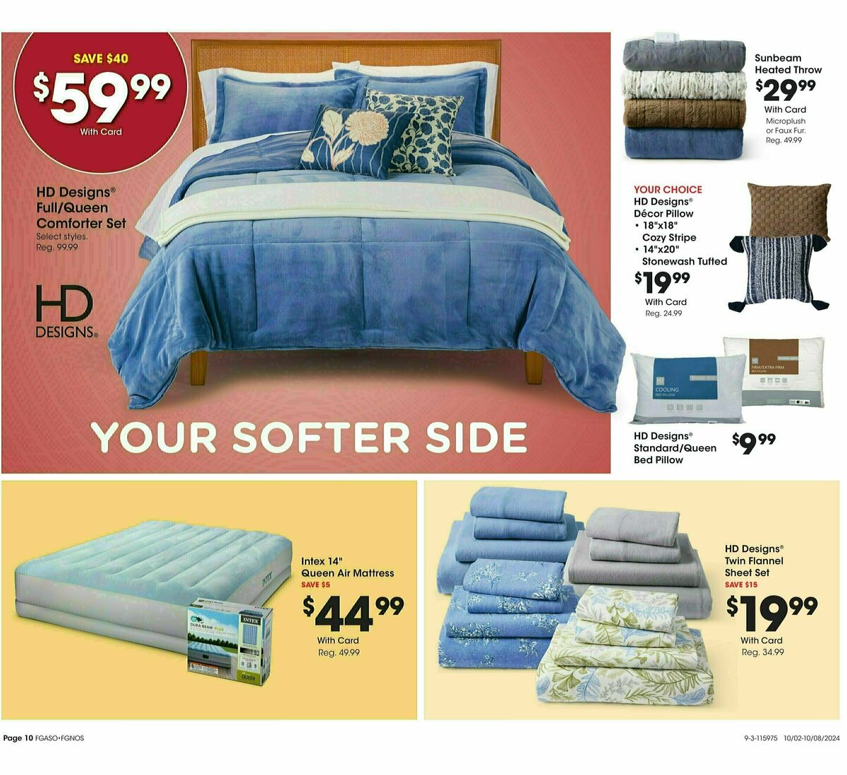 Fred Meyer Home & Apparel Weekly Ad from October 2