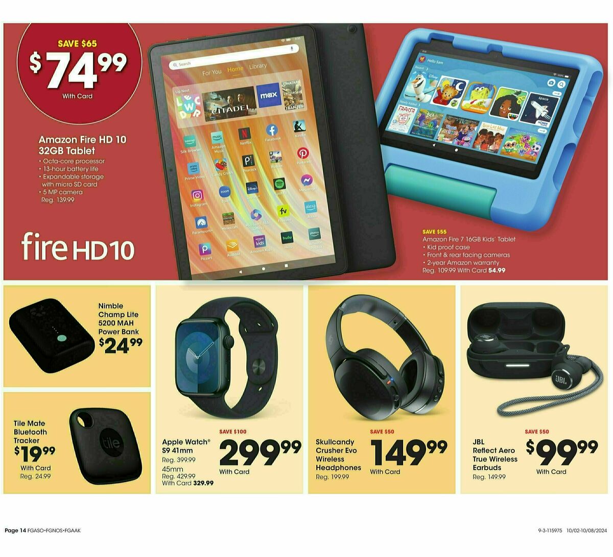 Fred Meyer Home & Apparel Weekly Ad from October 2