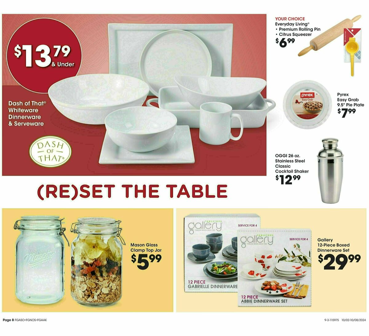 Fred Meyer Home & Apparel Weekly Ad from October 2