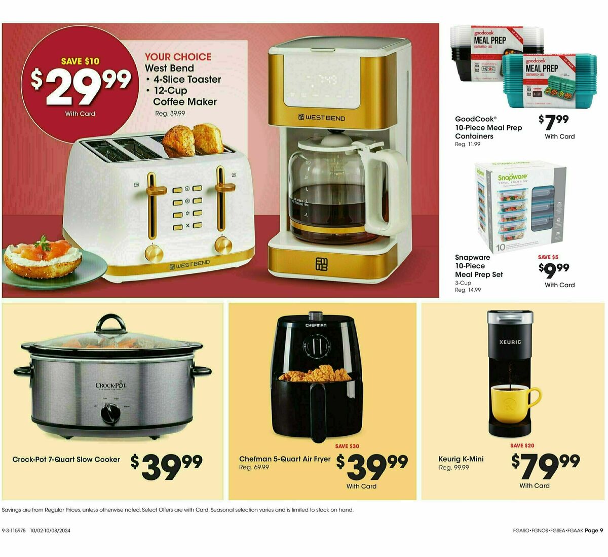 Fred Meyer Home & Apparel Weekly Ad from October 2