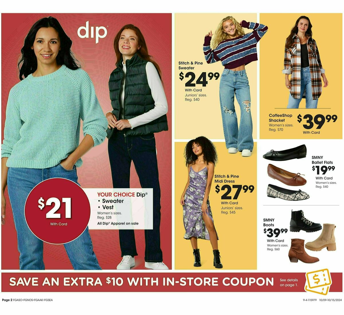 Fred Meyer Home & Apparel Weekly Ad from October 9