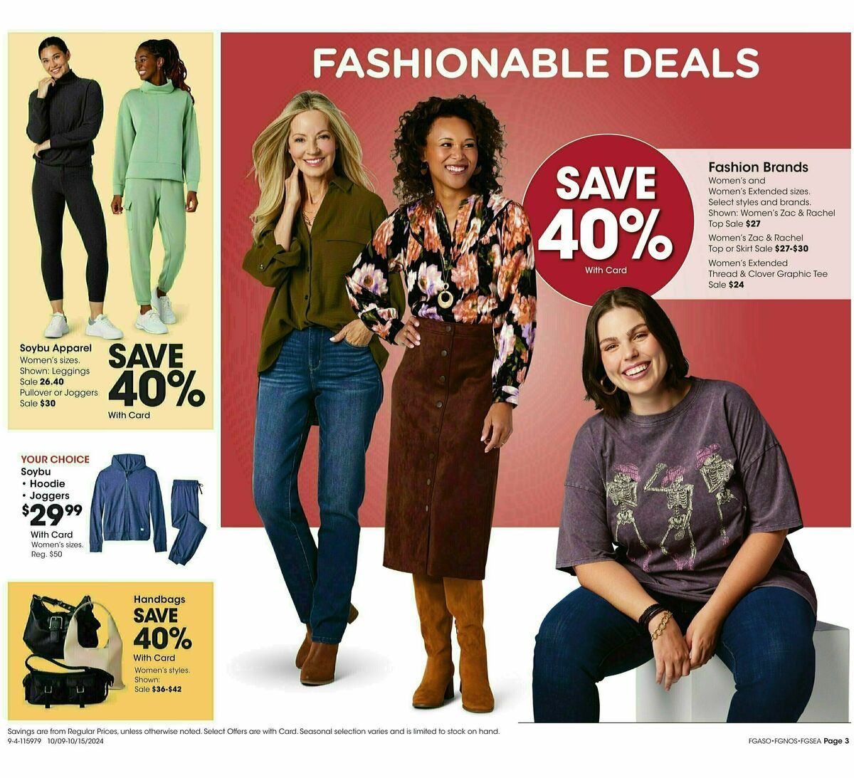 Fred Meyer Home & Apparel Weekly Ad from October 9