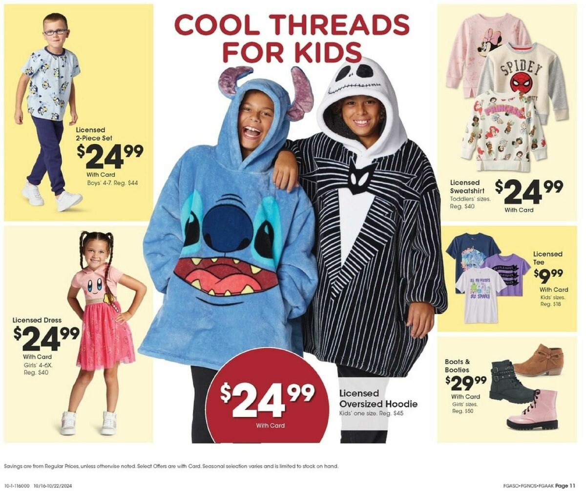 Fred Meyer Home & Apparel Weekly Ad from October 16