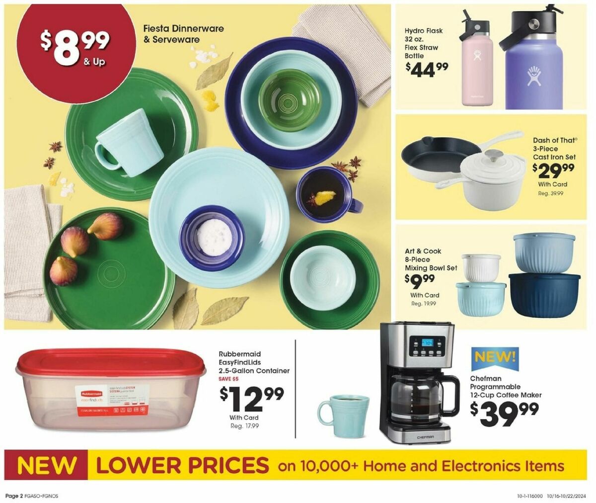 Fred Meyer Home & Apparel Weekly Ad from October 16