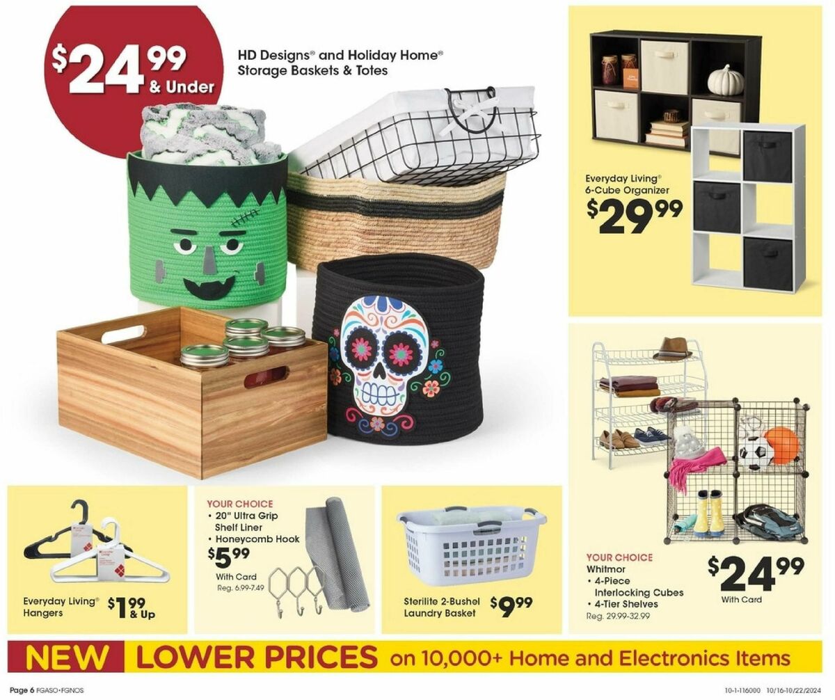 Fred Meyer Home & Apparel Weekly Ad from October 16