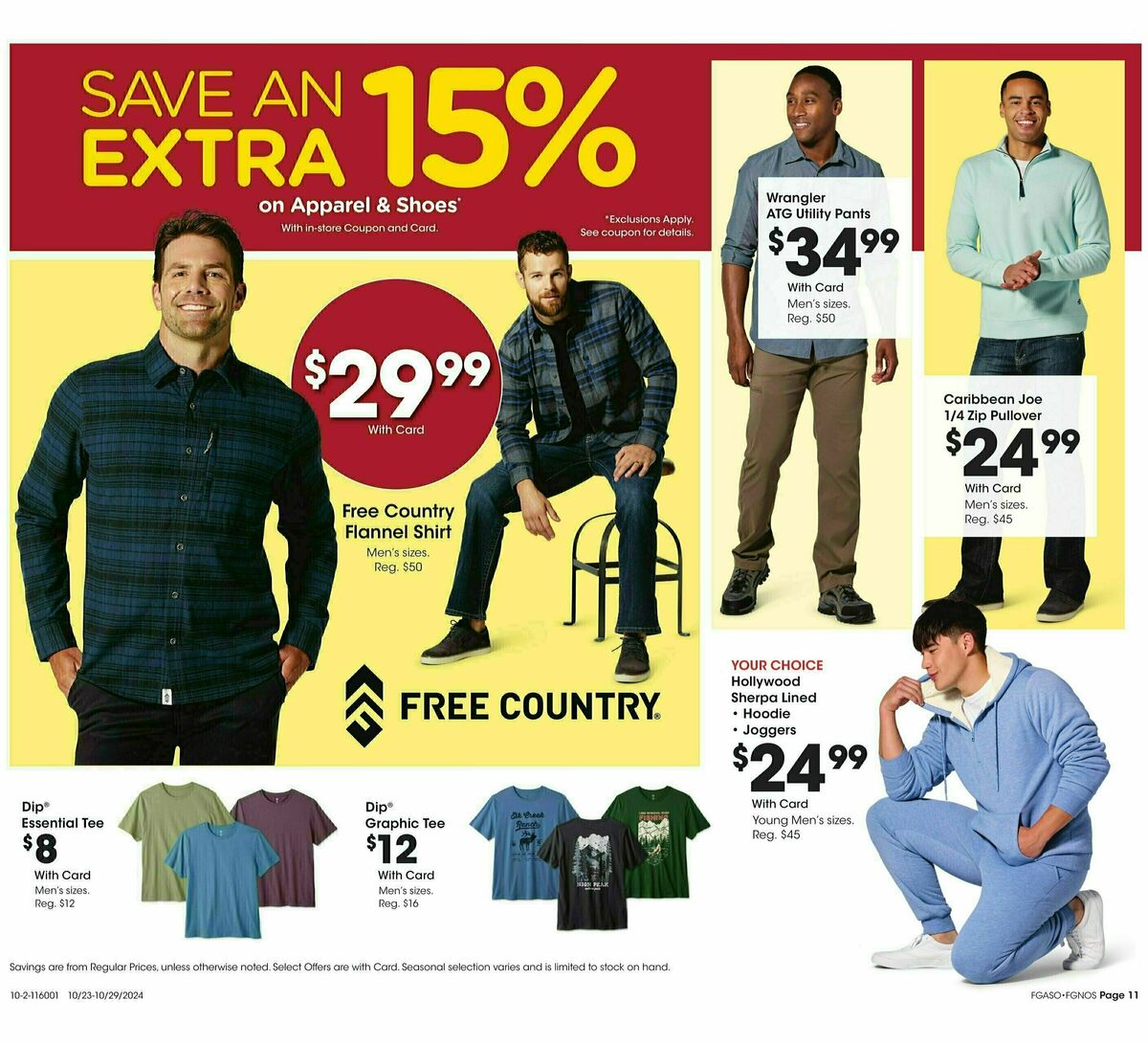 Fred Meyer Home & Apparel Weekly Ad from October 23