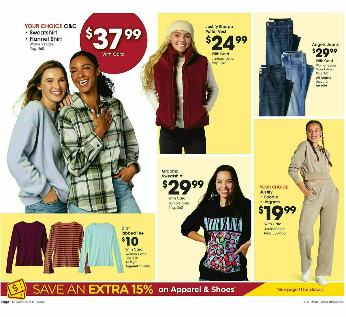 Fred Meyer Home & Apparel Weekly Ad from October 23