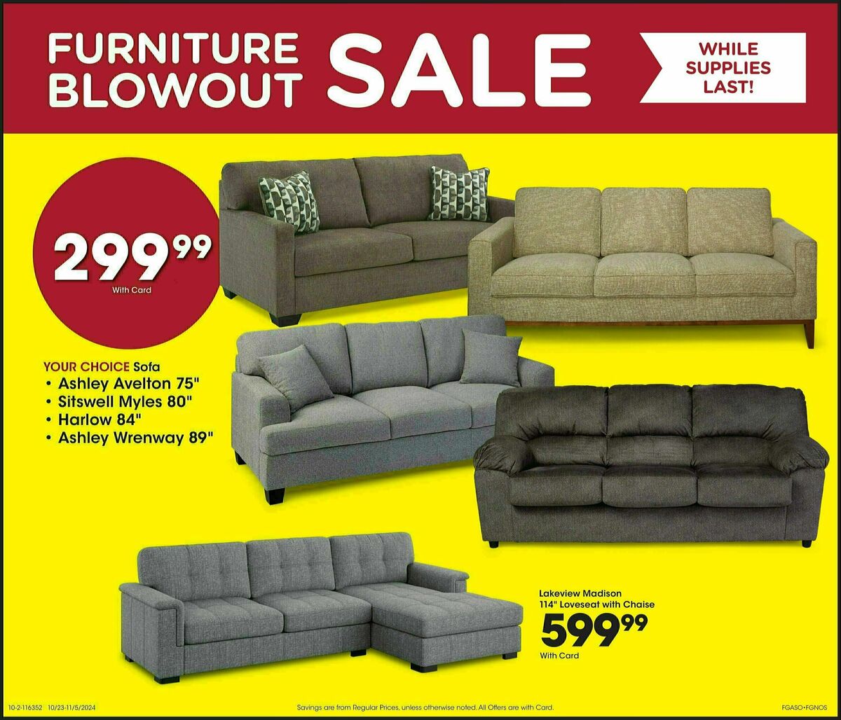 Fred Meyer Home & Apparel Weekly Ad from October 23