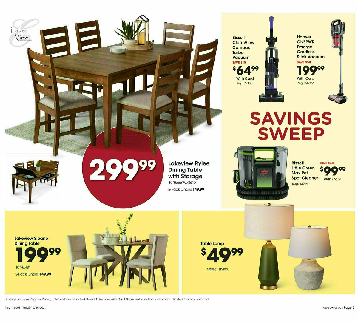 Fred Meyer Home & Apparel Weekly Ad from October 23