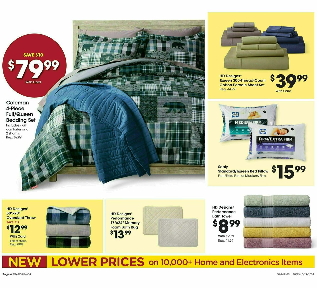 Fred Meyer Home & Apparel Weekly Ad from October 23