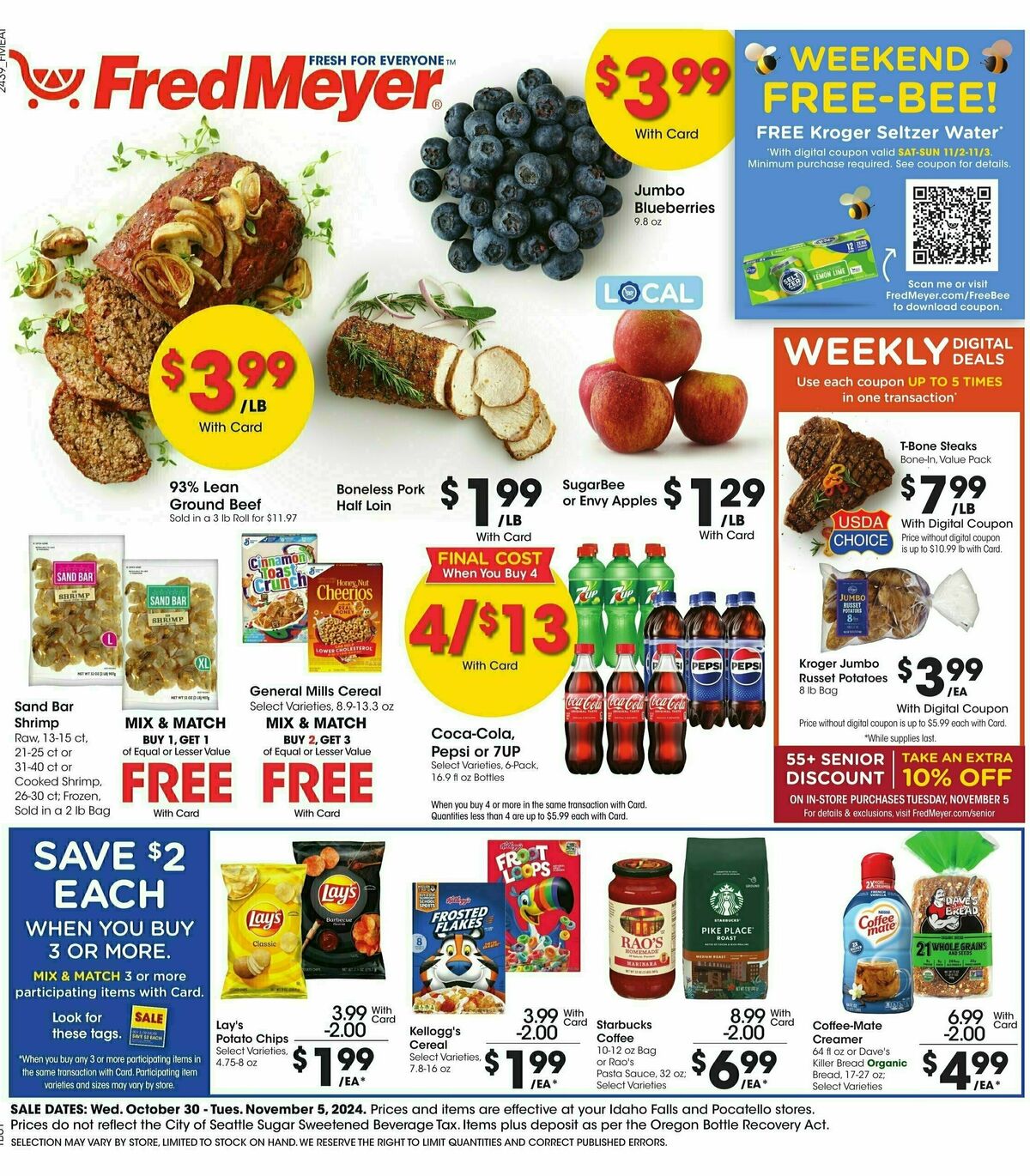 Fred Meyer Weekly Ad from October 30