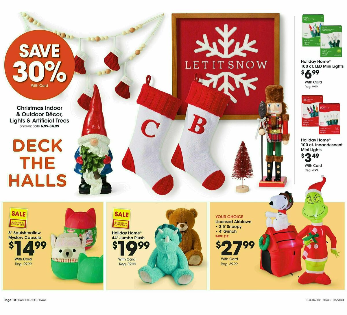 Fred Meyer Home & Apparel Weekly Ad from October 30