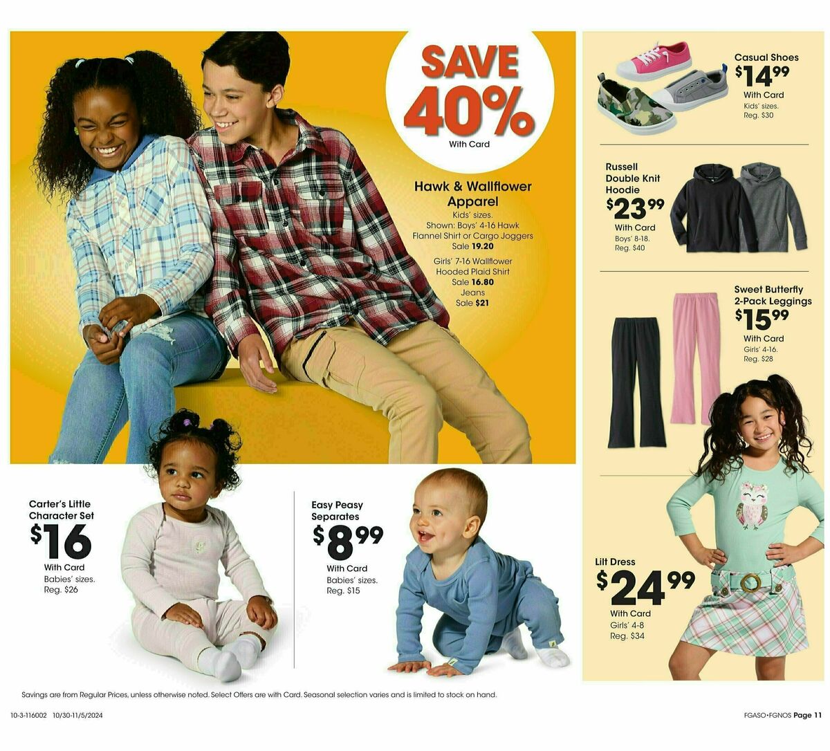 Fred Meyer Home & Apparel Weekly Ad from October 30