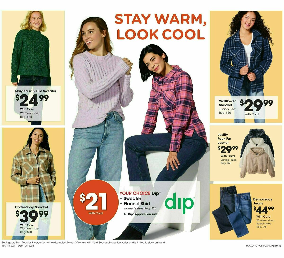 Fred Meyer Home & Apparel Weekly Ad from October 30