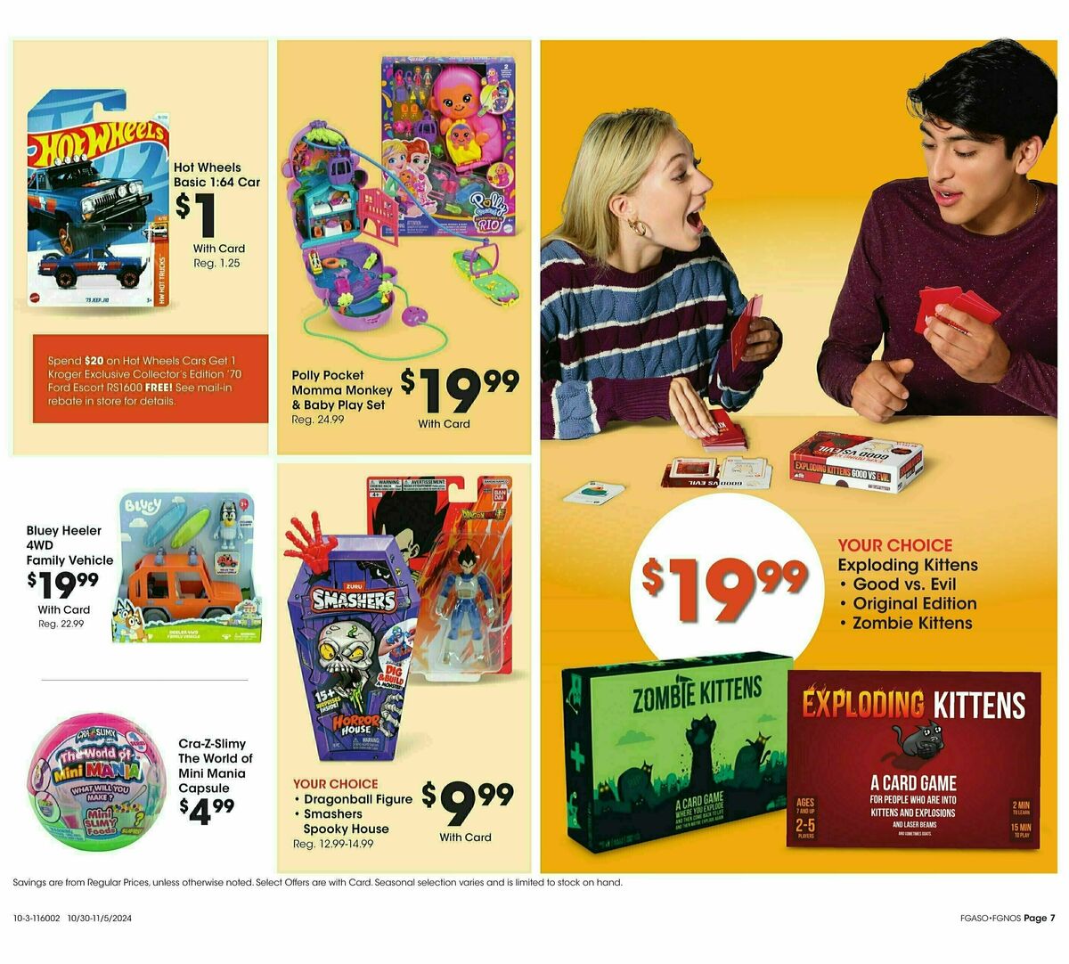 Fred Meyer Home & Apparel Weekly Ad from October 30