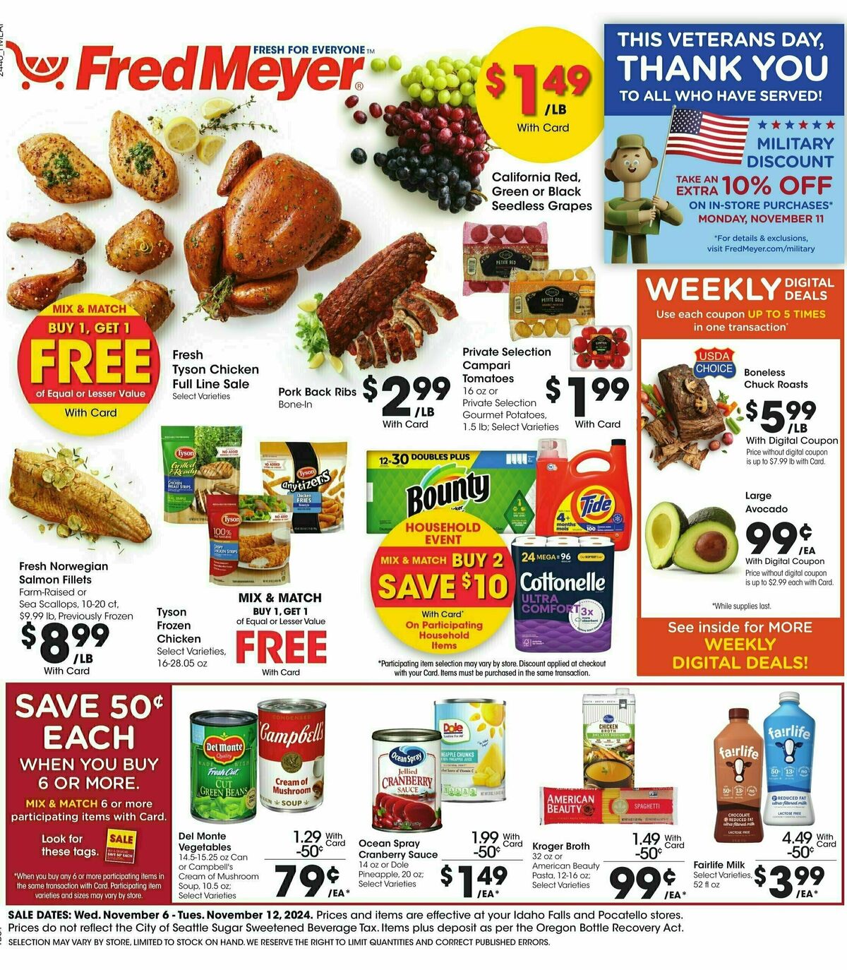 Fred Meyer Weekly Ad from November 6