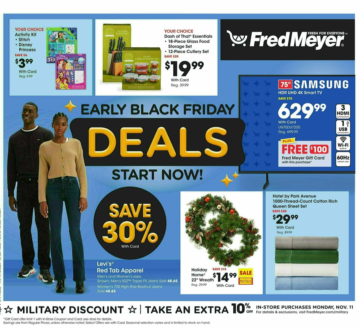 Fred Meyer Home & Apparel Weekly Ad from November 6