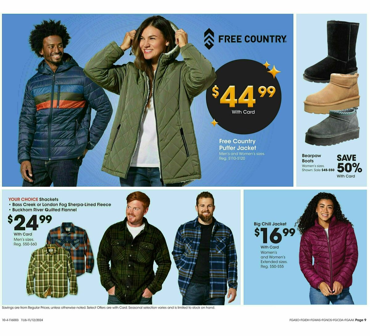 Fred Meyer Home & Apparel Weekly Ad from November 6