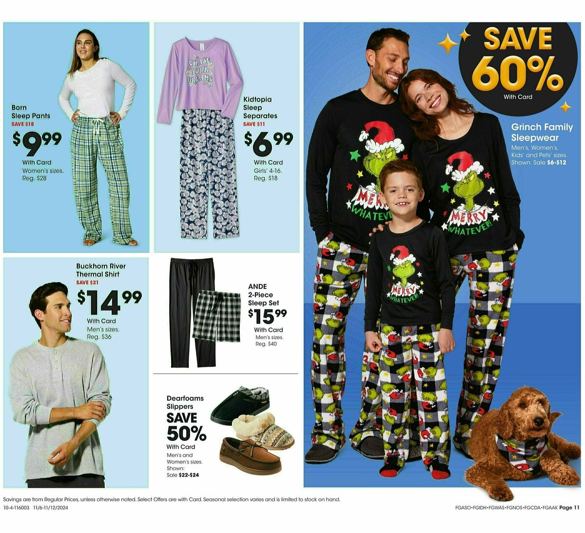 Fred Meyer Home & Apparel Weekly Ad from November 6