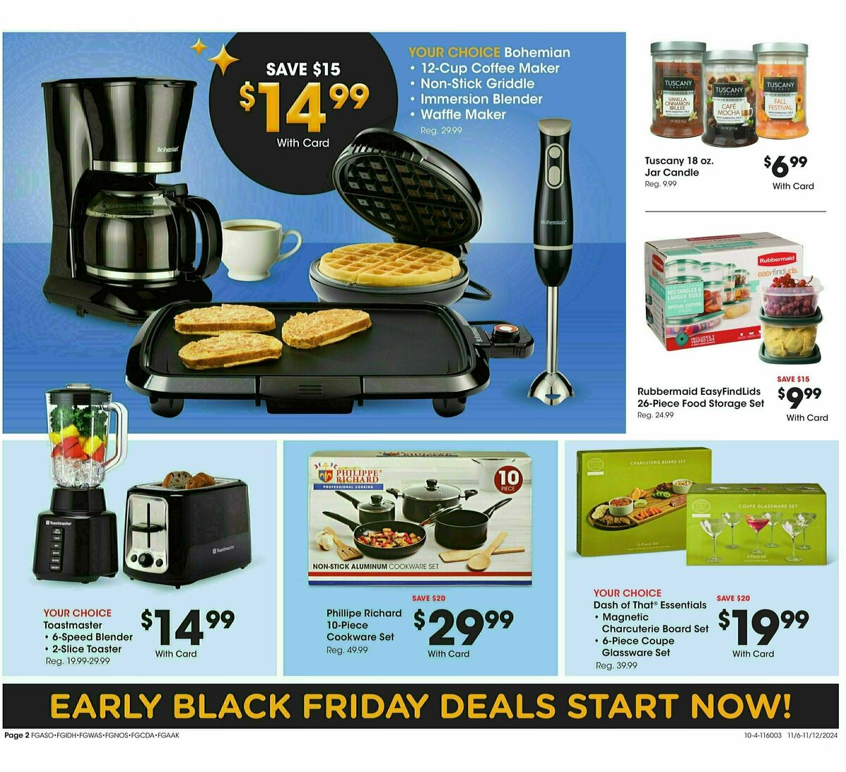 Fred Meyer Home & Apparel Weekly Ad from November 6