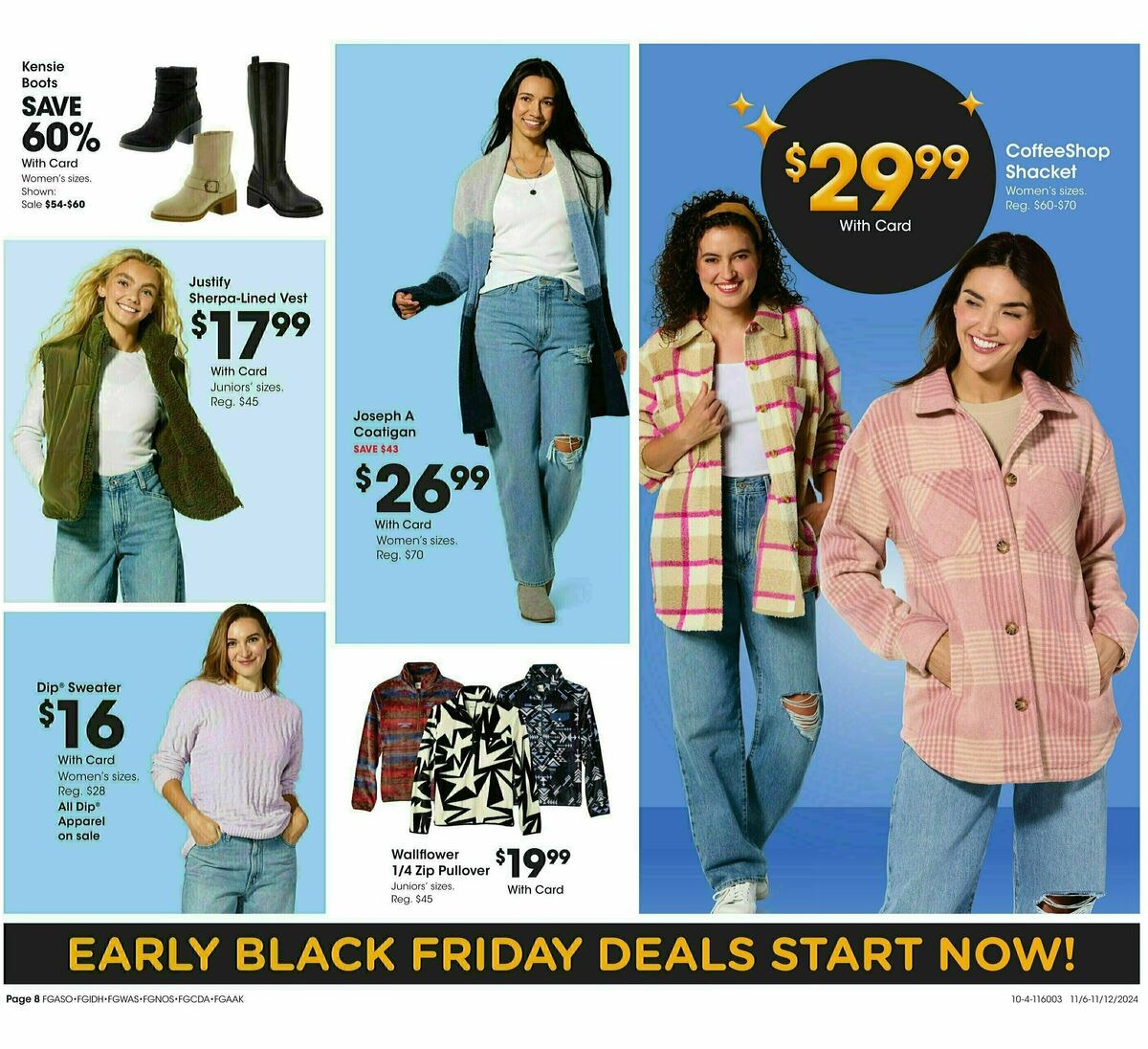 Fred Meyer Home & Apparel Weekly Ad from November 6