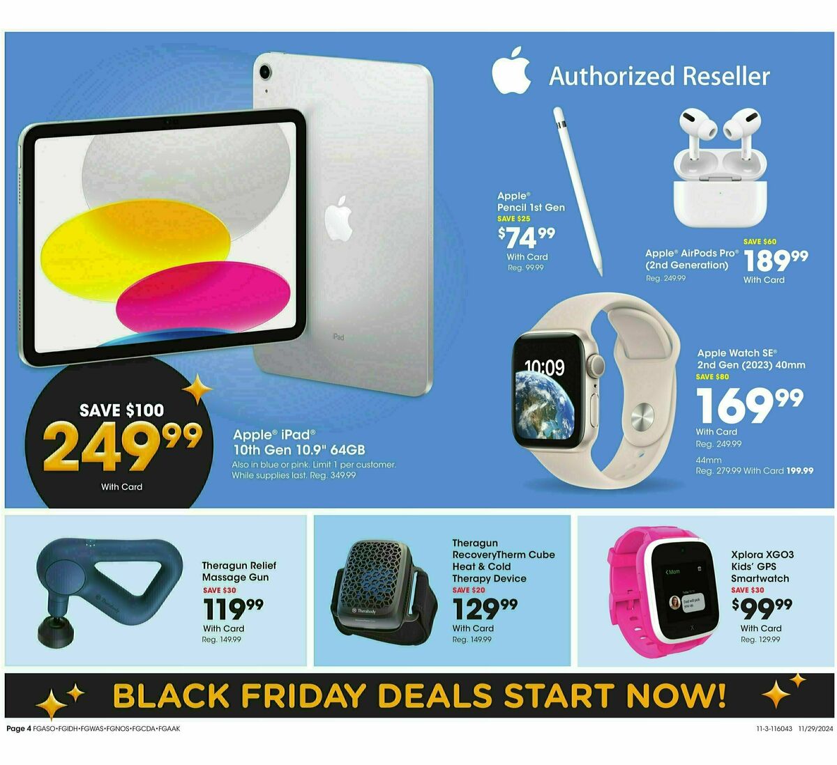 Fred Meyer Black Friday Preview Weekly Ad from November 29