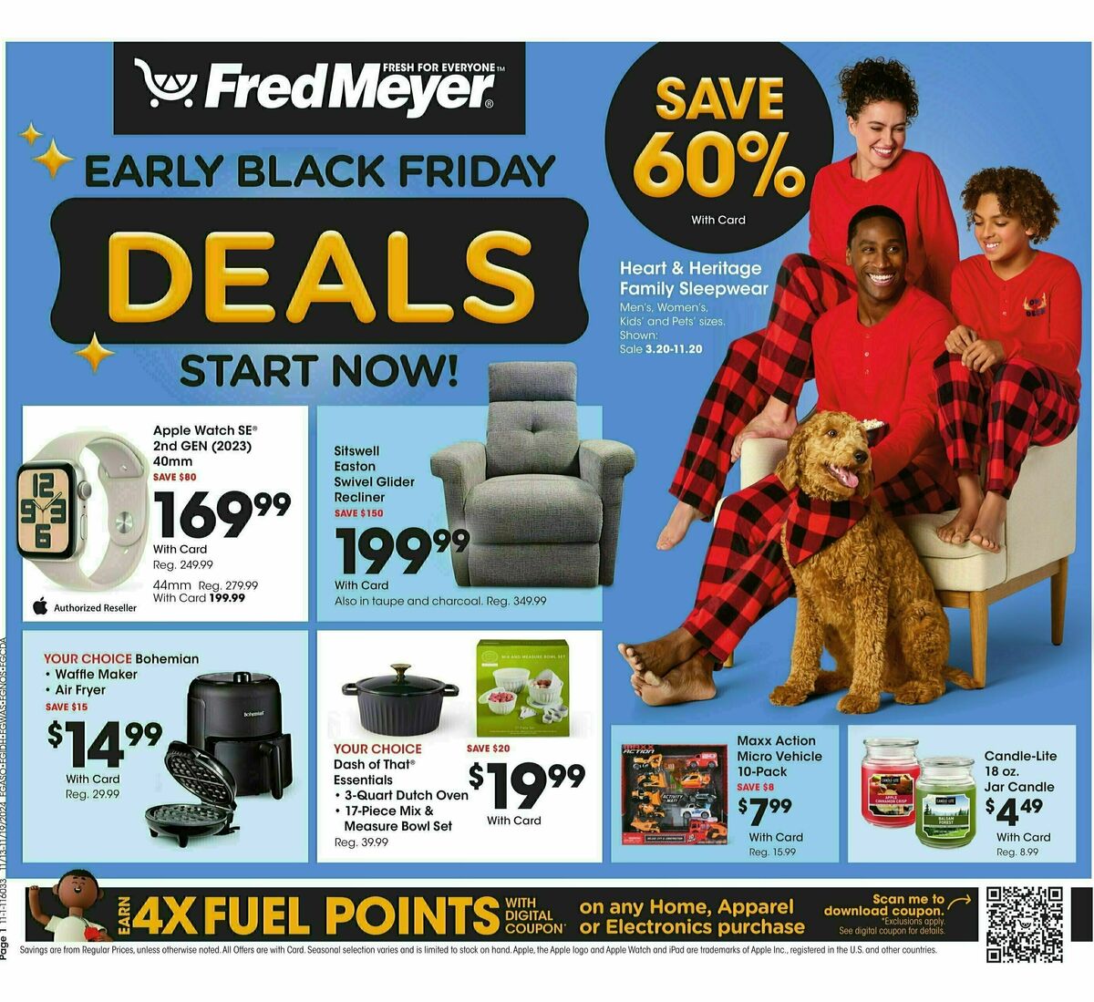 Fred Meyer Home & Apparel Weekly Ad from November 13