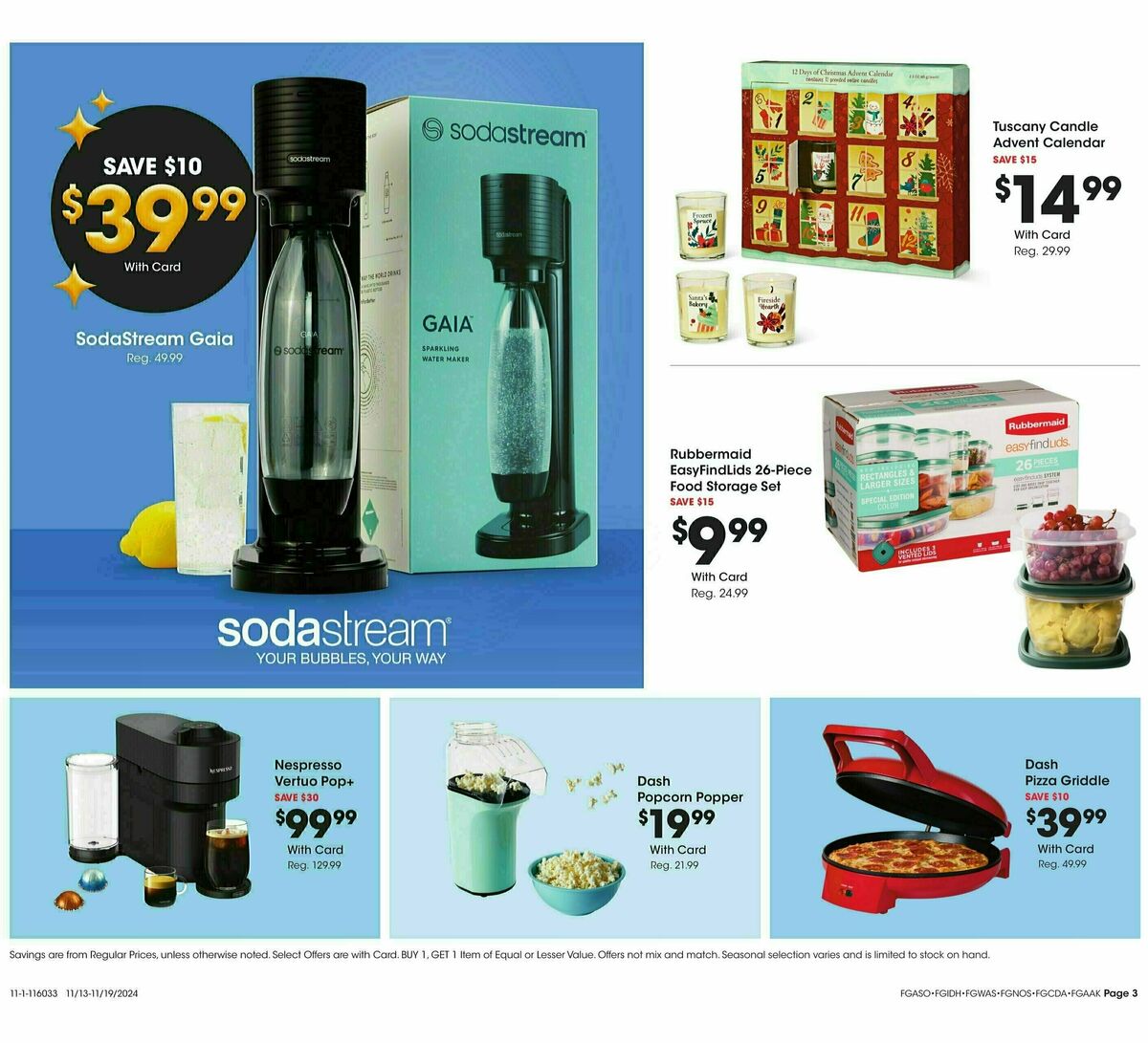 Fred Meyer Home & Apparel Weekly Ad from November 13