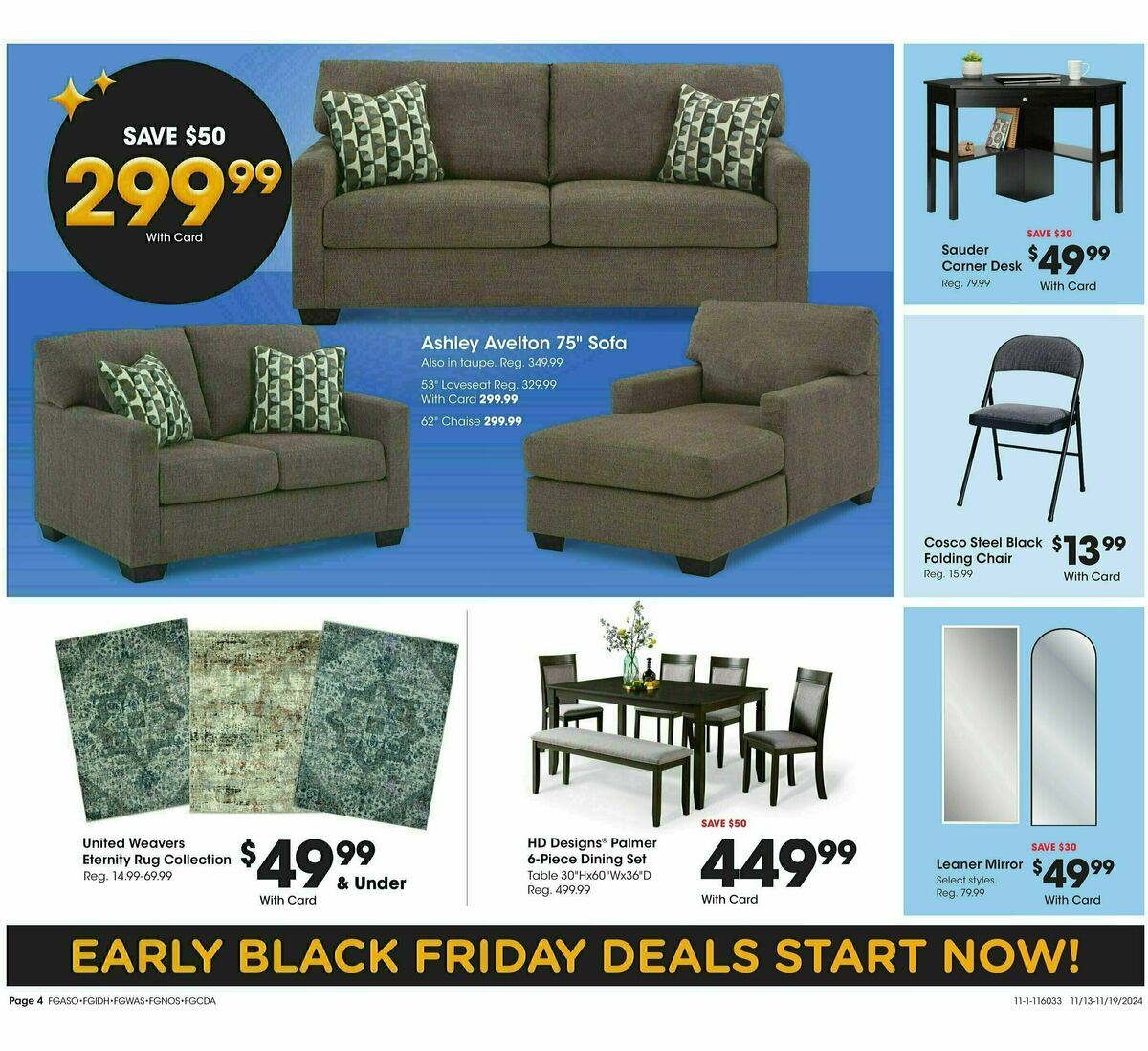 Fred Meyer Home & Apparel Weekly Ad from November 13