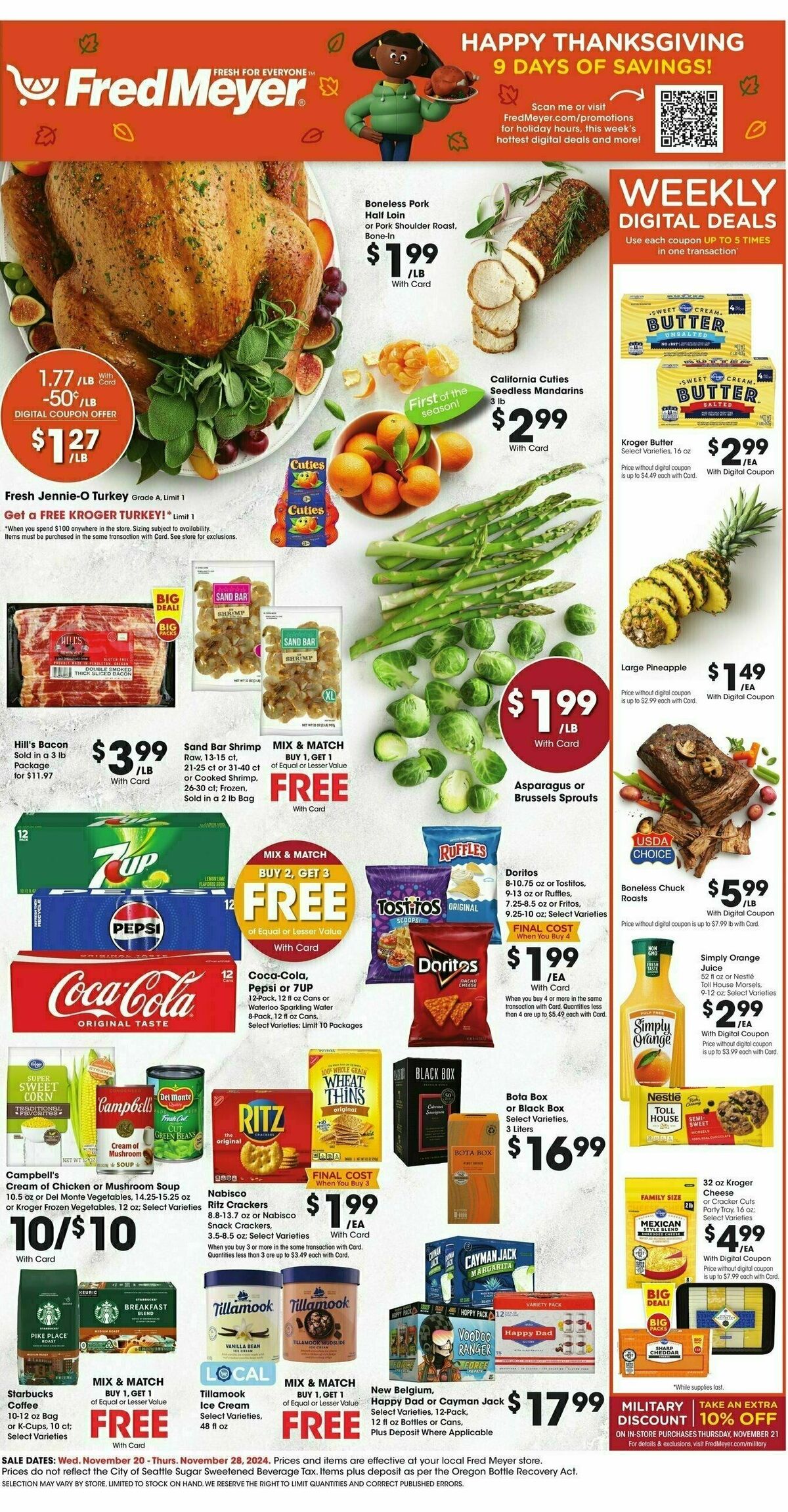 Fred Meyer Weekly Ad from November 20