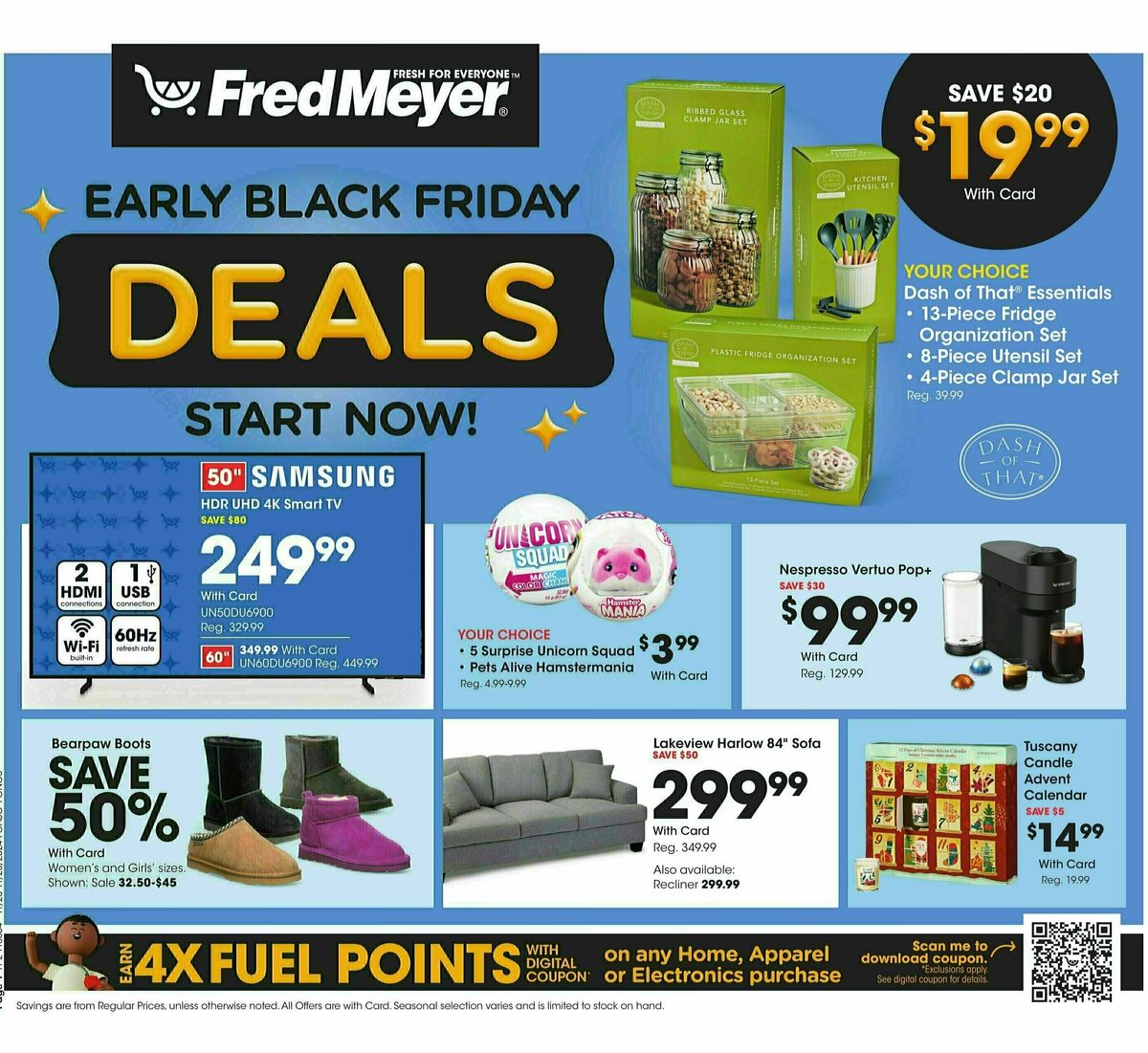 Fred Meyer Home & Apparel Weekly Ad from November 20