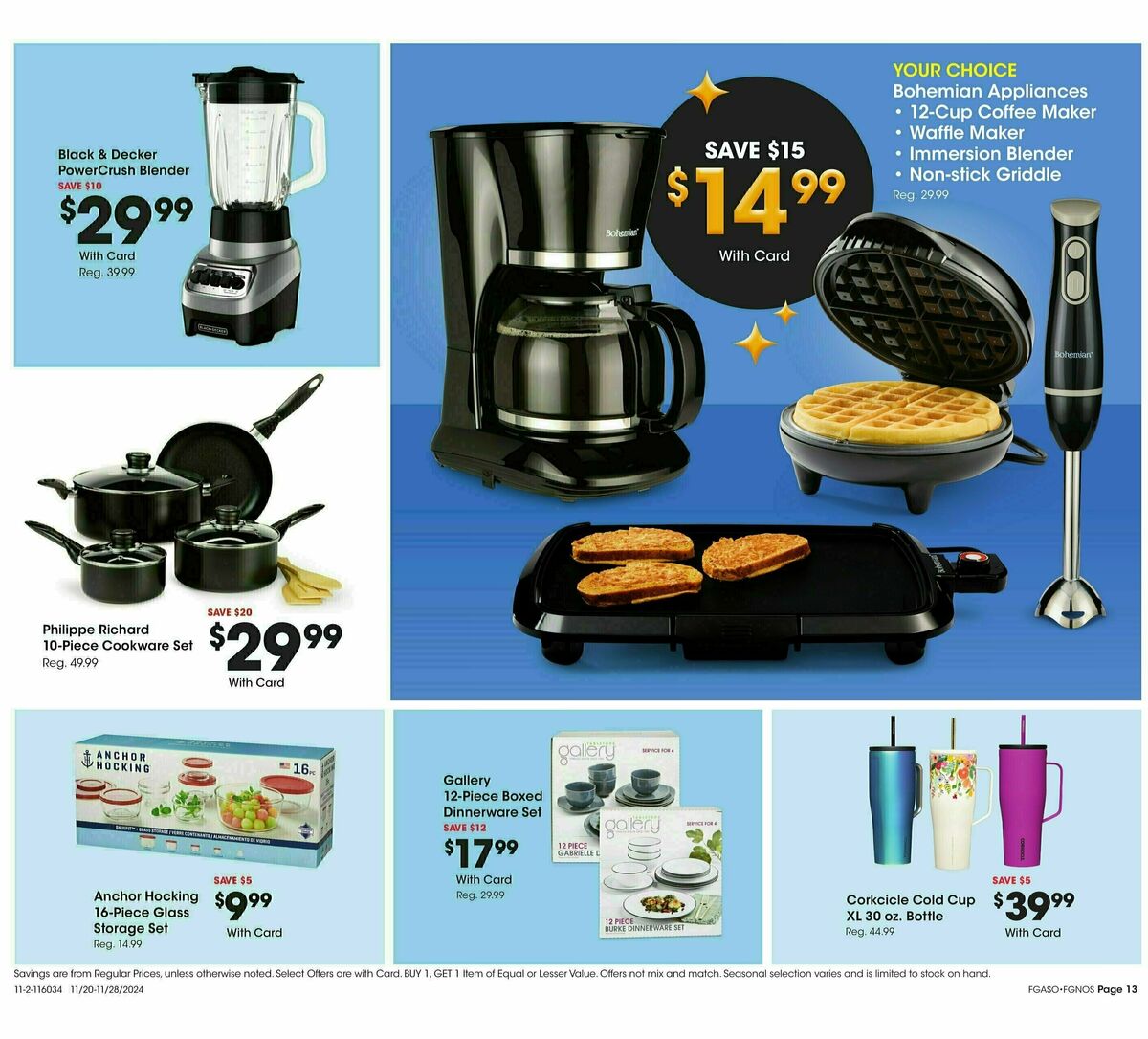 Fred Meyer Home & Apparel Weekly Ad from November 20