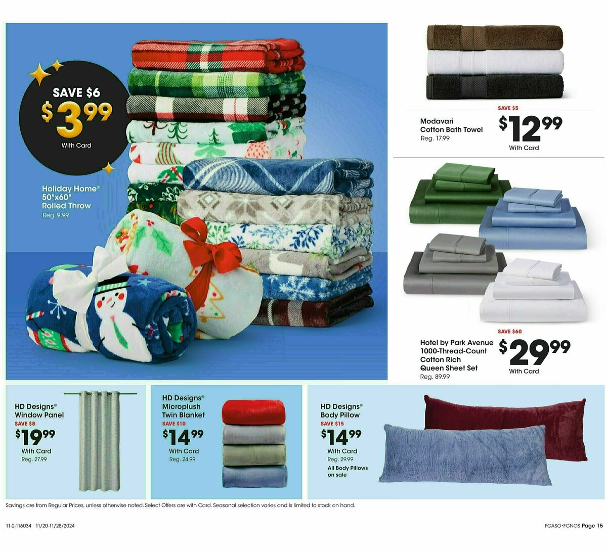 Fred Meyer Home & Apparel Weekly Ad from November 20