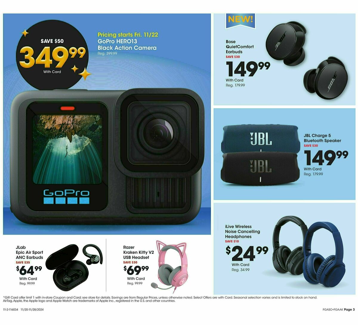 Fred Meyer Home & Apparel Weekly Ad from November 20