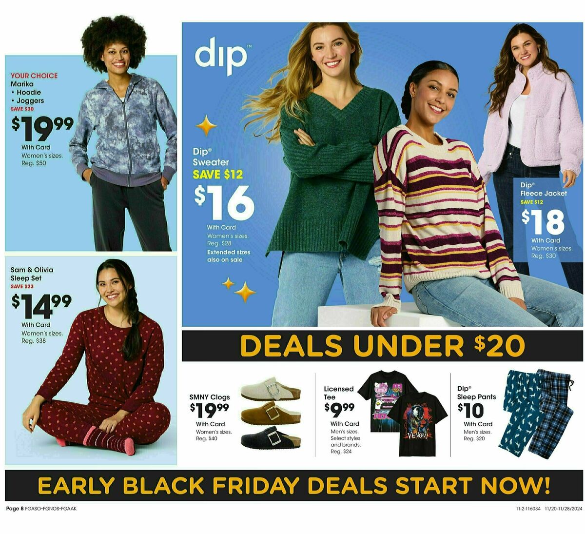 Fred Meyer Home & Apparel Weekly Ad from November 20