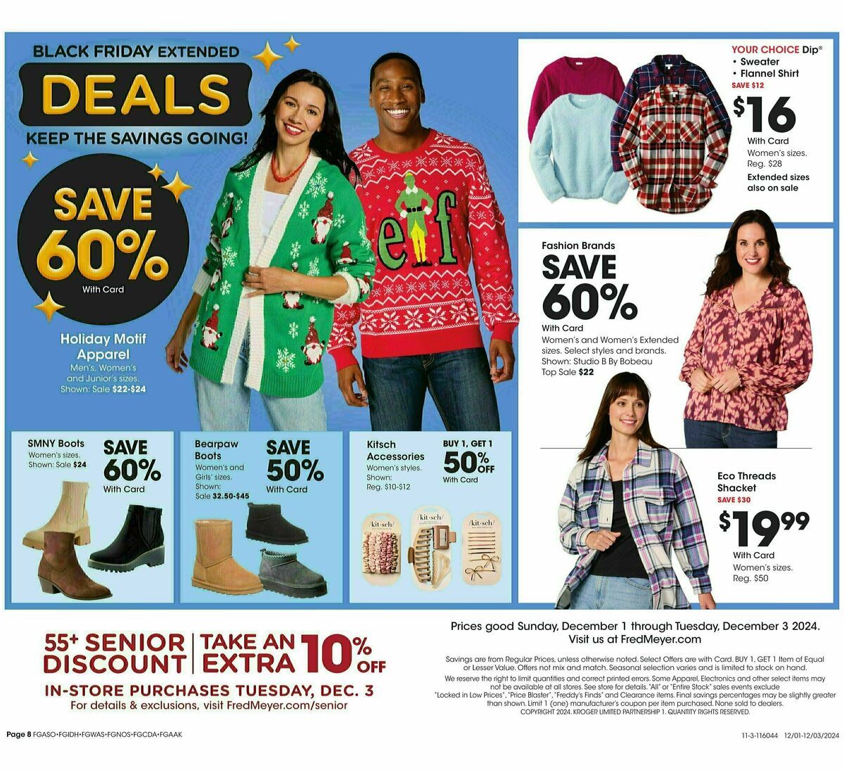 Fred Meyer Black Friday Extended Weekly Ad from December 1