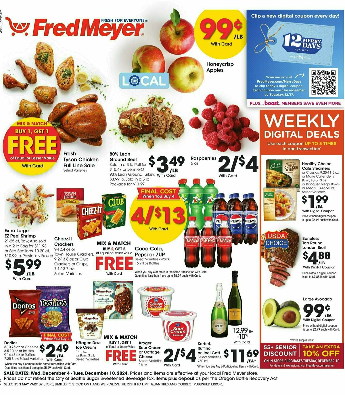 Fred Meyer Weekly Ad from December 4