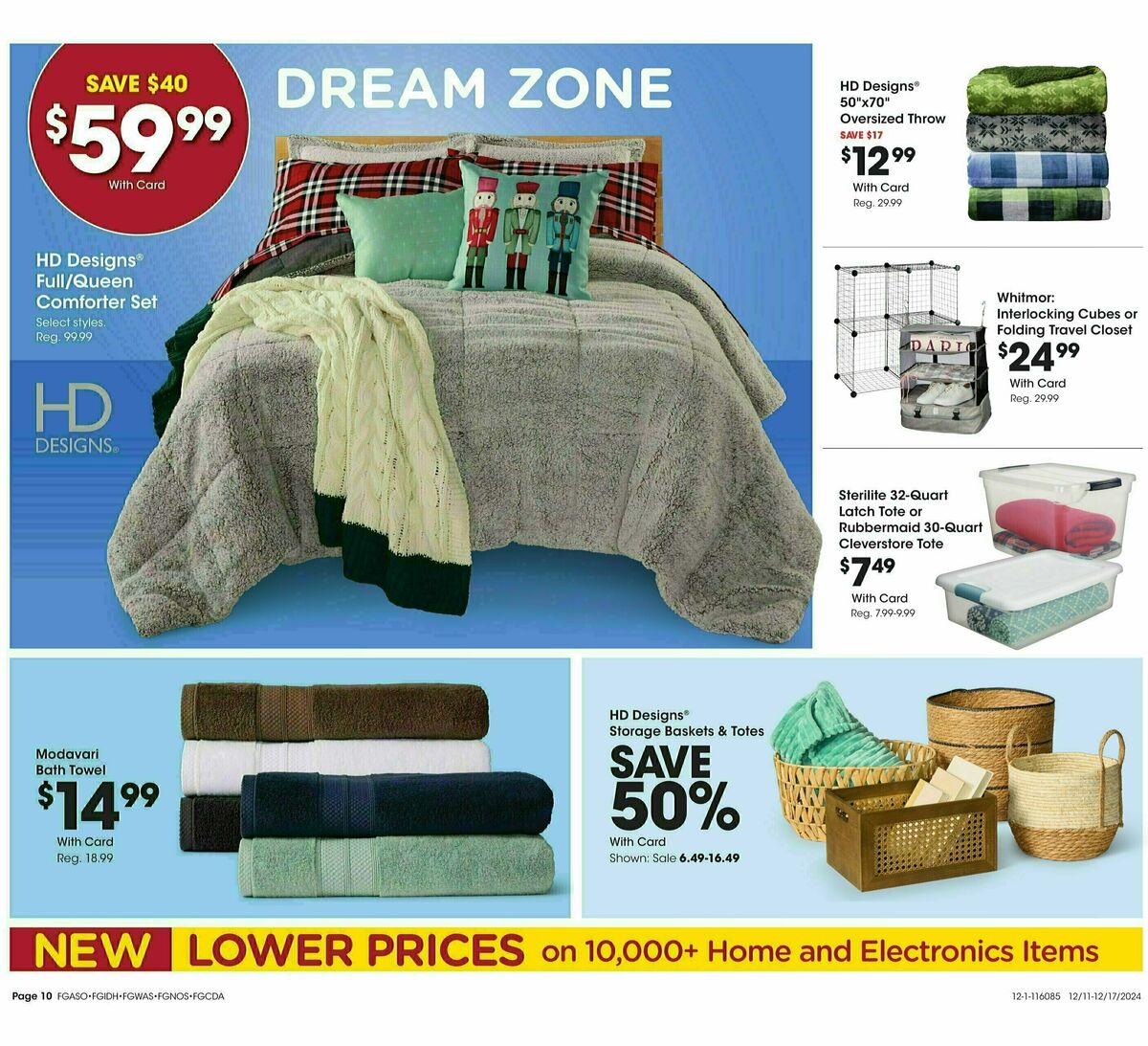 Fred Meyer Home & Apparel Weekly Ad from December 11