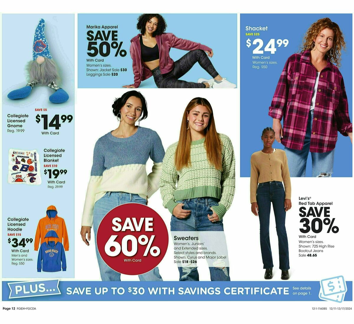 Fred Meyer Home & Apparel Weekly Ad from December 11